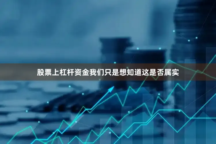 股票上杠杆资金我们只是想知道这是否属实